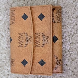 Authentic MCM fold up wallet.